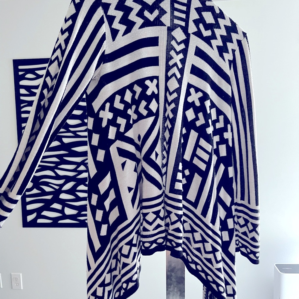Black and White Aztec Cardigan